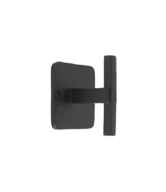 Dauby STUK HAAK PTT VEROUDERD IJZER - ZWART (VO) 50x38mm