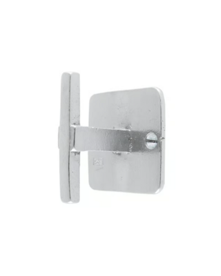 Dauby STUK HAAK PTT MAT WIT BRONS (WBS) 50x38mm