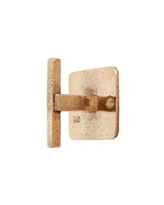 Dauby STUK HAAK PTT RUW BRONS GEPOLIJST (RBP) 50x38mm