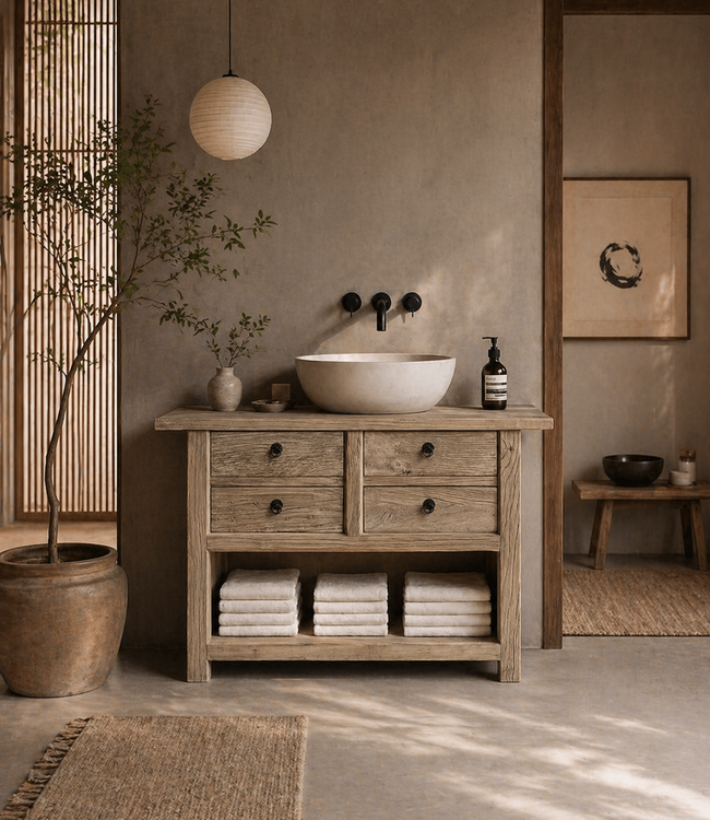 Rene Houtman Badkamermeubel Olmie B120 x D45 x H85 Cm