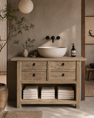 Rene Houtman Badkamermeubel Olmie B120 x D45 x H85 Cm