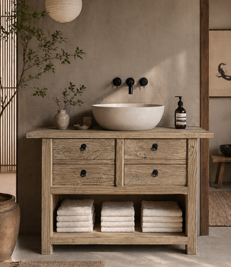 Rene Houtman Badkamermeubel Olmie B120 x D45 x H85 Cm