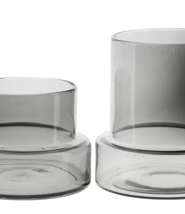 DutZ Vaas Sharpo | Grijs | H30 x D28 cm