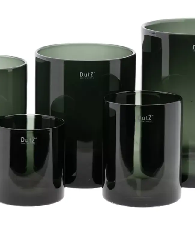 DutZ Vaas Cilinder C8 | Grijs | 5 Maten