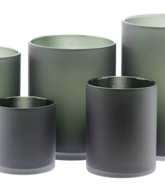 DutZ Vaas Cilinder C8 | Grijs Mat | 5 Maten