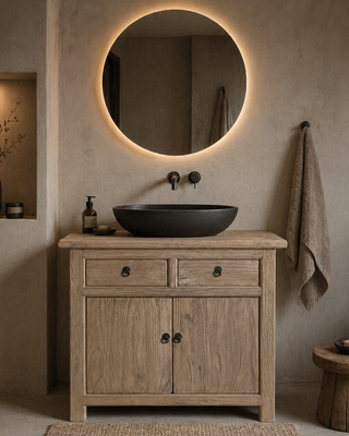 Rene Houtman Badkamermeubel Olmie B100 x D40 x H85 Cm