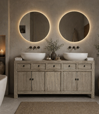 Rene Houtman Badkamermeubel Olmie B150 x D43 x H90 Cm