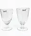 DutZ Drink Glas Op Voet | H18 x D8 cm | 2 Kleuren