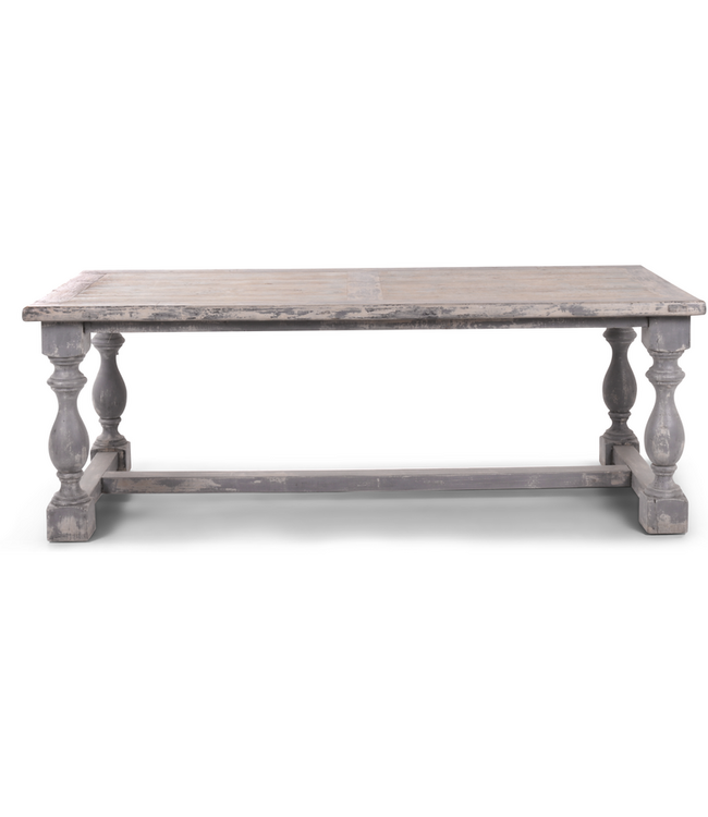 Rene Houtman Eettafel Campiona Grijs L220/260 x B100 Cm