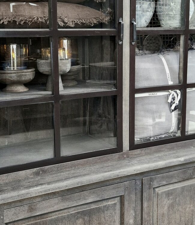 Luksa Home Collection Vitrinekast Rani | H220xB140xD50 cm