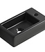 Wiesbaden Rhea M fontein rechts 40 x 22 x 11 cm keramiek mat zwart