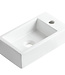 Wiesbaden Rhea M fontein rechts 40 x 22 x 11 cm keramiek glans wit