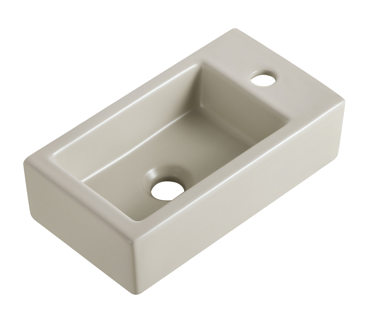 Wiesbaden Rhea M fontein rechts 40 x 22 x 11 cm keramiek beige