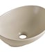 Wiesbaden Barco waskom ovaal 40 x 33 x 14,5 cm keramiek beige