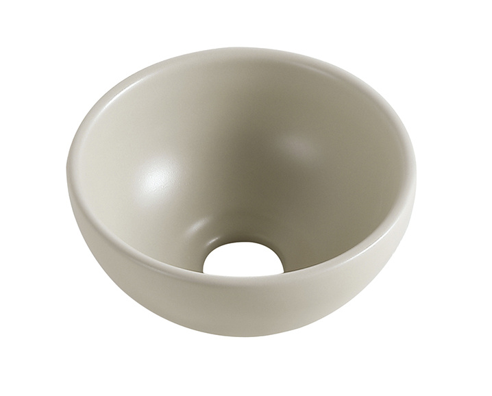 Wiesbaden Consilio waskom rond 20 x 9 cm keramiek beige