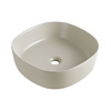 Sofia waskom rond 44 x 44 x 13,5 cm keramiek beige