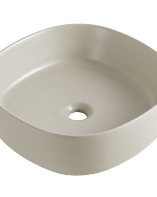 Wiesbaden Sofia waskom rond 44 x 44 x 13,5 cm keramiek beige