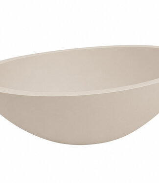 Wiesbaden Kim waskom ovaal 59 x 35 x 11 cm solid surface beige