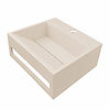 Julia fontein 30 x 28 x 12,5 cm solid surface beige