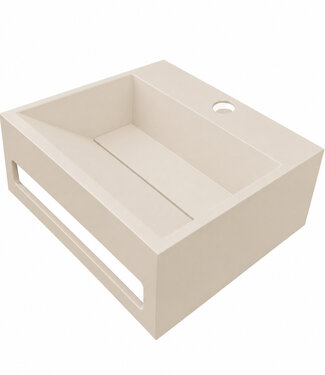 Wiesbaden Julia fontein rechts 35 x 20 x 16 cm solid surface beige