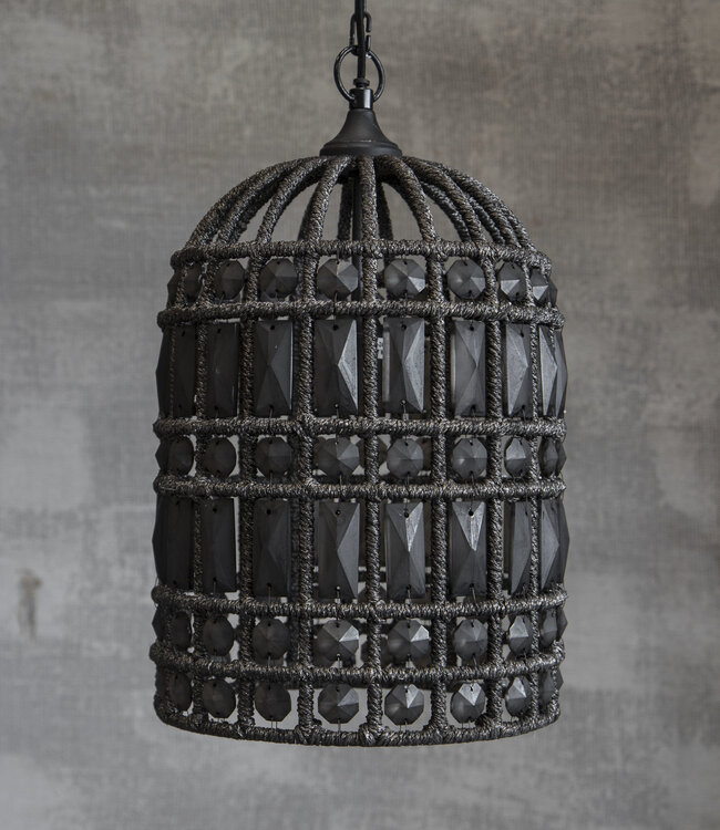 Hoffz Hanglamp Zardozi Ijzer/Glas - 3 Maten