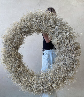 Rene Houtman Distelkrans | White Wash | D100 cm
