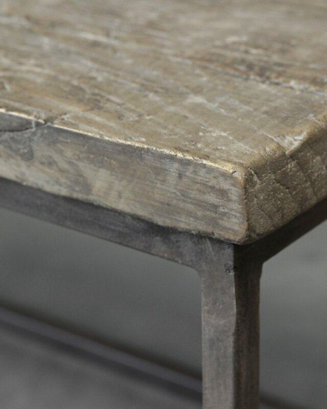 Be-Uniq Salontafel oude deur China H39 x B168 x D37 Cm