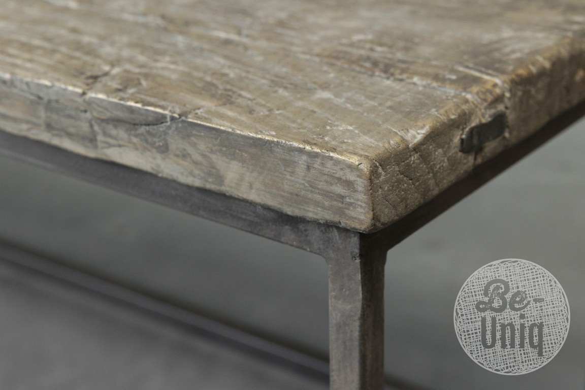 Be-Uniq Salontafel oude deur China H39 x B168 x D37 Cm