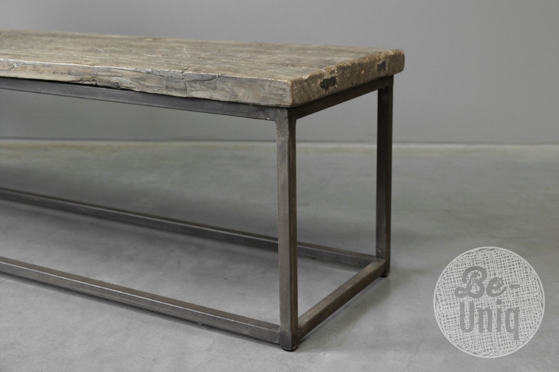 Be-Uniq Salontafel oude deur China H39 x B168 x D37 Cm