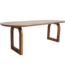 Raw Materials Amsterdam Bullnose Eettafel | Bruin | Open | H76 x B200 x D90 cm