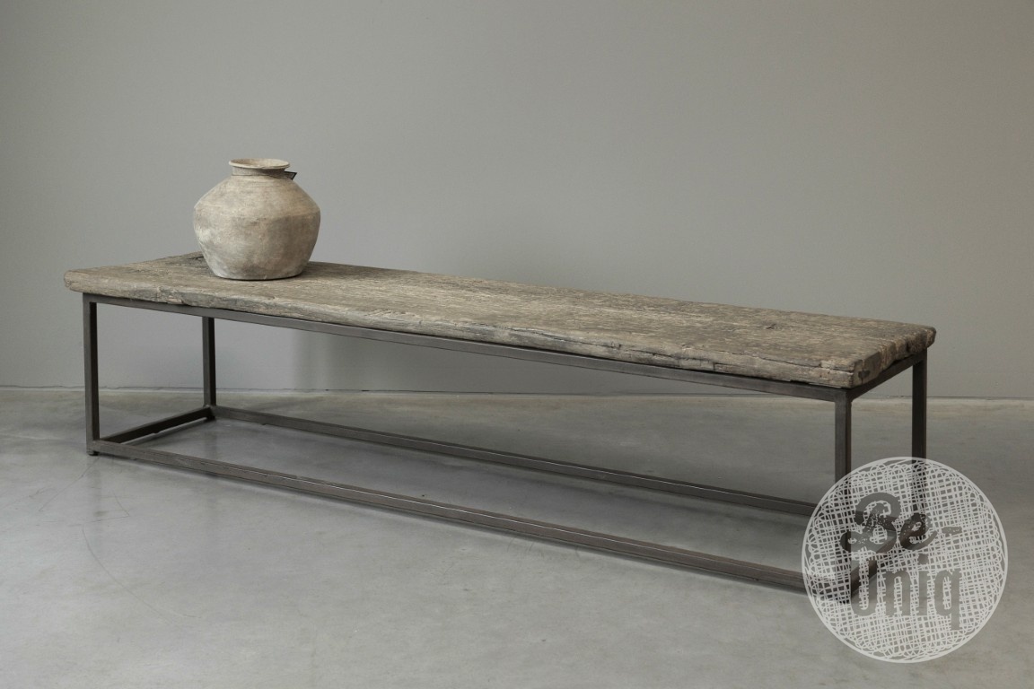Be-Uniq Salontafel Oude Deur China H39 x B164 x D40 Cm