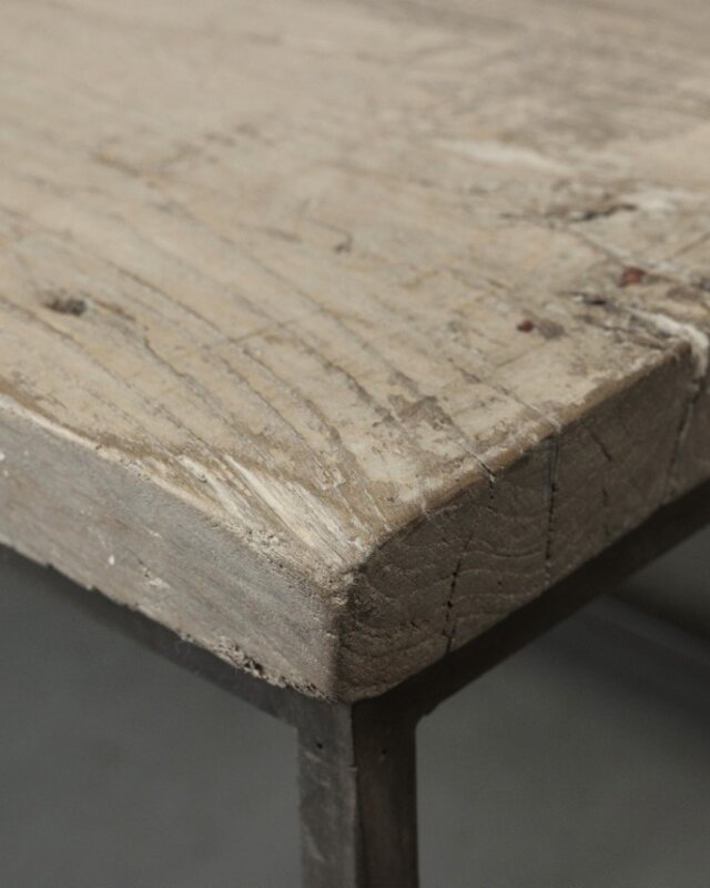 Be-Uniq Salontafel oude deur China H39 x B188 x D48 Cm
