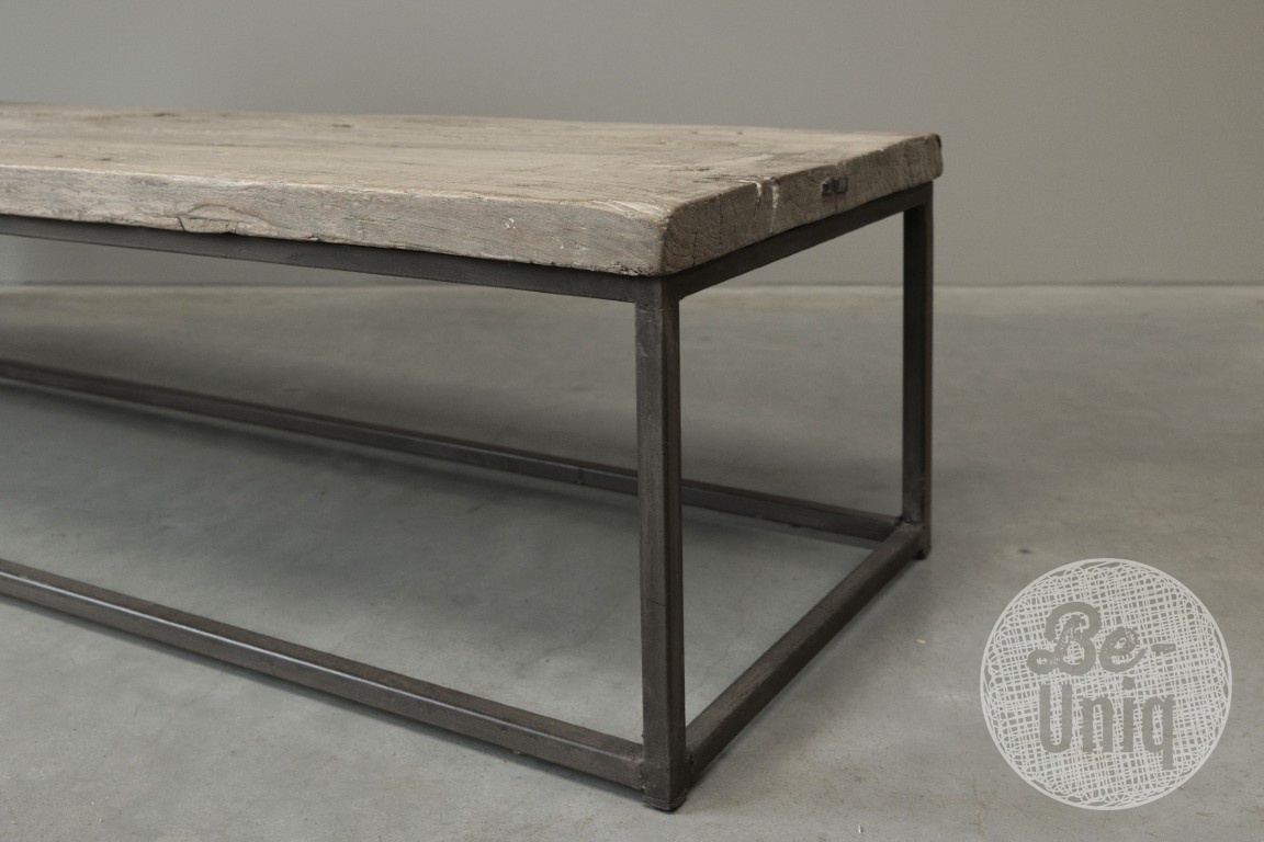 Be-Uniq Salontafel oude deur China H39 x B188 x D48 Cm