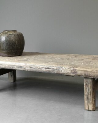 Be-Uniq Oude Salontafel Massief China Hout H42 x B168 x D72 Cm