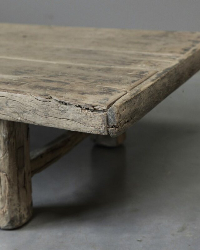 Be-Uniq Salontafel Oud Hout China Bruin H22 x B140 x D46 Cm