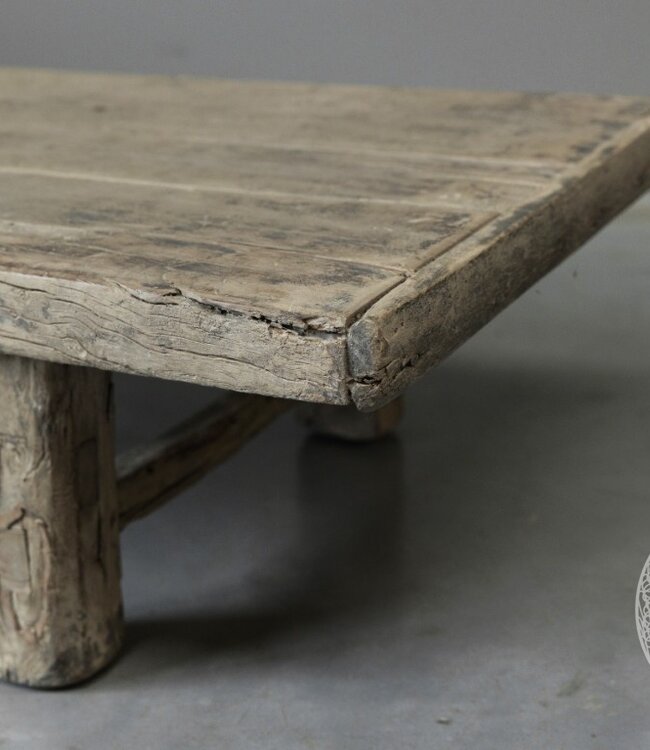 Be-Uniq Salontafel Oud Hout China Bruin H22 x B140 x D46 Cm