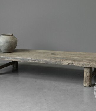 Be-Uniq Salontafel Oud Hout China Bruin H22 x B140 x D46 Cm