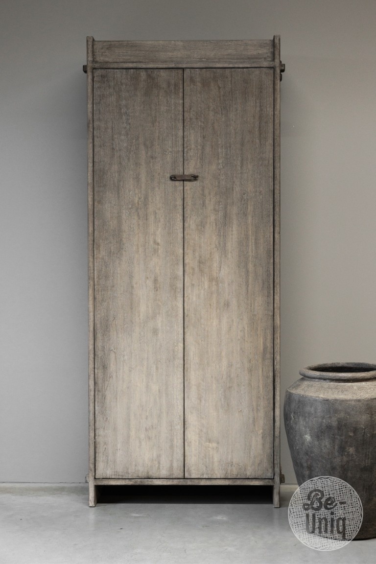 Be-Uniq 2-Deurs Opbergkast Hout H217 x B88 x D42 Cm