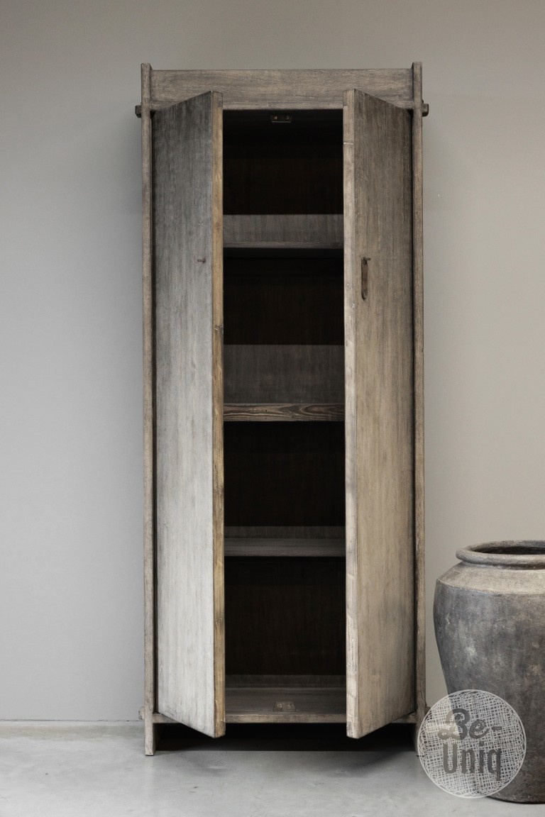 Be-Uniq 2-Deurs Opbergkast Hout H217 x B88 x D42 Cm