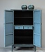 Be-Uniq 2 Deurs Kastje | Blauw/Grijs | China H140 x B86 x D42 Cm