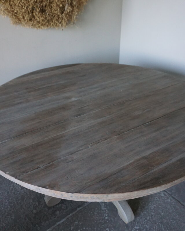 Rene Houtman Eetkamertafel | Rond | Bruin | H80 x D150 cm
