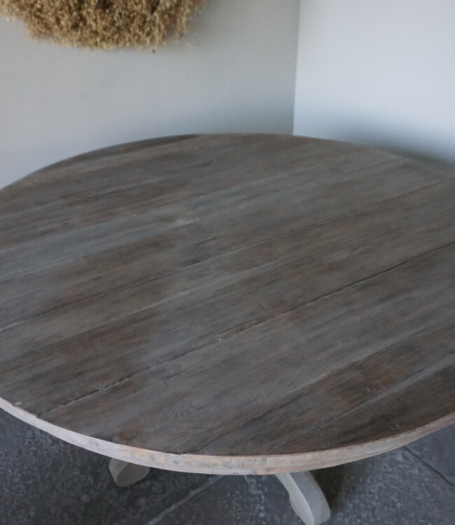 Rene Houtman Eetkamertafel | Rond | Bruin | H80 x D150 cm