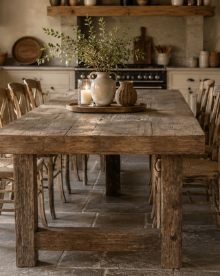 Be-Uniq Eettafel Special | Oud Hout | H78 x B320 x D105 cm