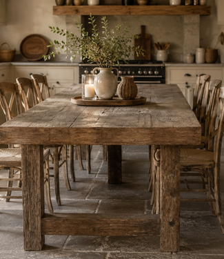 Be-Uniq Eettafel Special | Oud Hout | H78 x B320 x D105 cm
