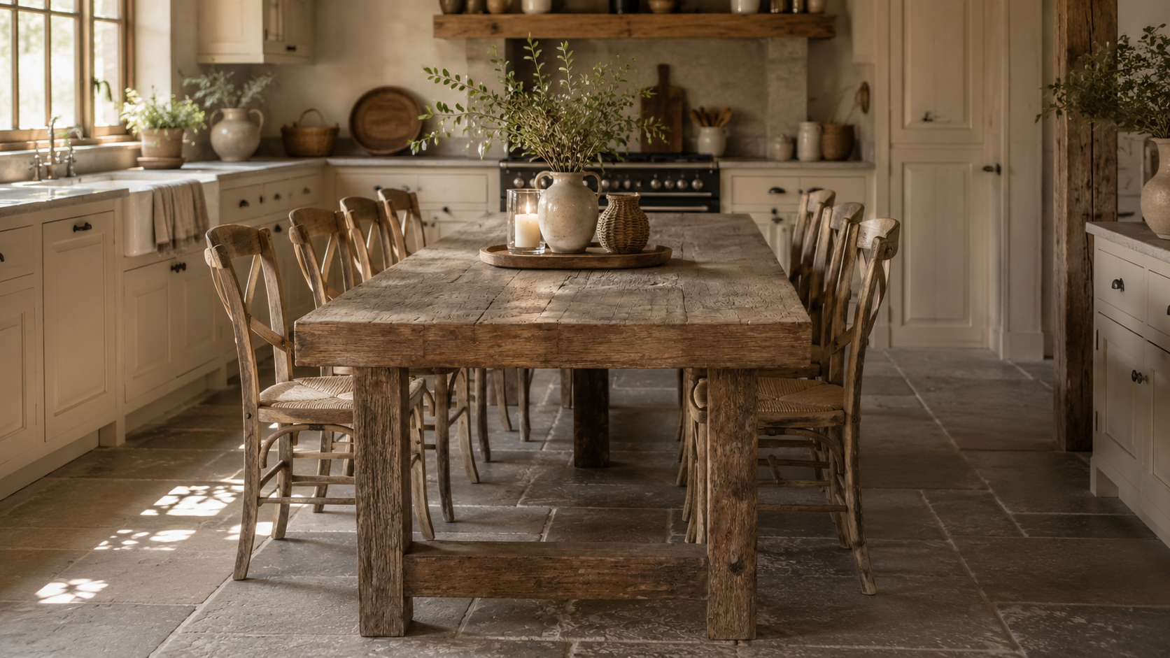 Be-Uniq Eettafel Special | Oud Hout | H78 x B320 x D105 cm