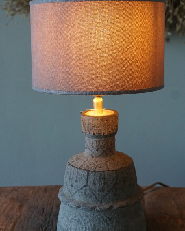 Rene Houtman Lampenkap | Rond | Bruin | H13 x D20 cm