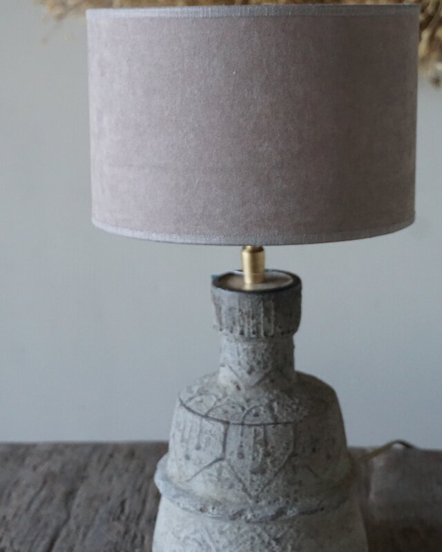 Rene Houtman Lampenkap | Rond | Bruin | H13 x D20 cm