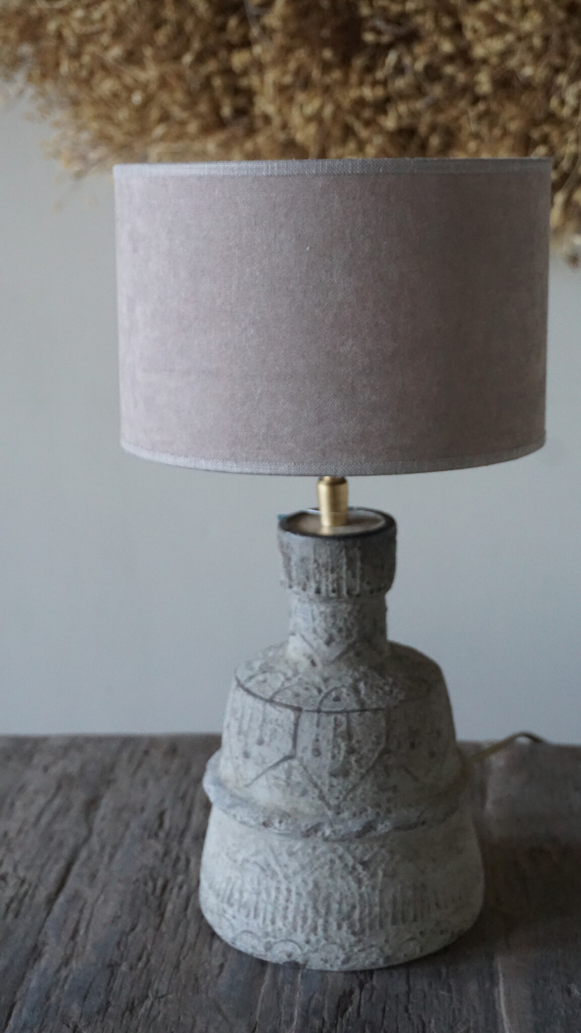 Rene Houtman Lampenkap | Rond | Bruin | H13 x D20 cm
