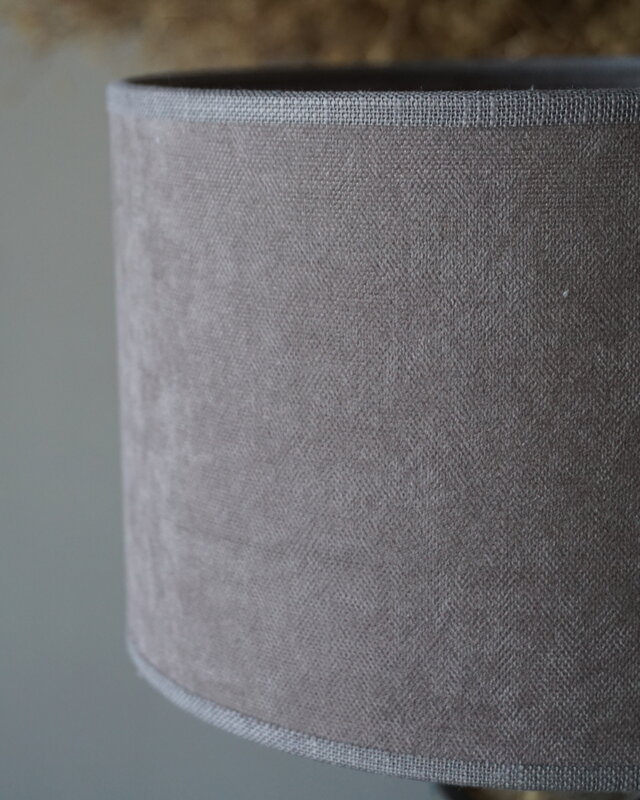 Rene Houtman Lampenkap | Rond | Bruin | H13 x D20 cm