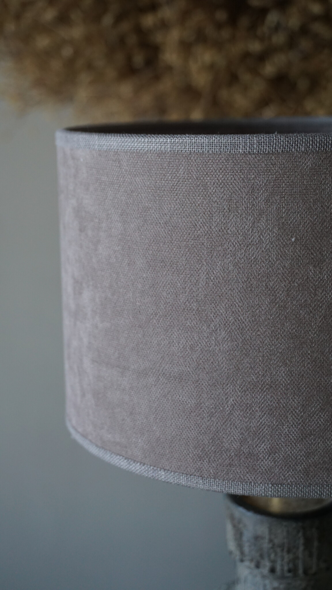 Rene Houtman Lampenkap | Rond | Bruin | H13 x D20 cm